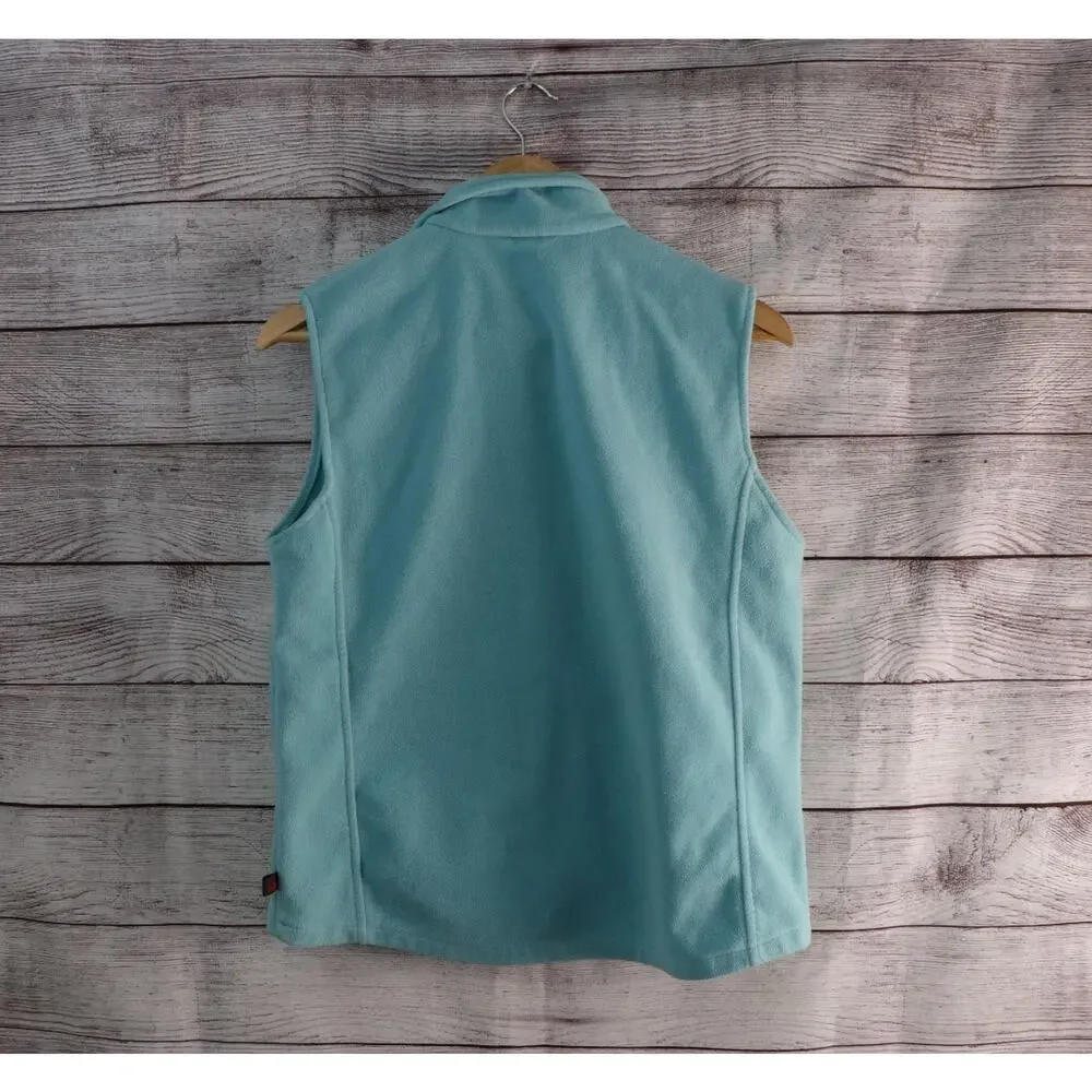 Woolrich Medium Blue Zip Up Jacket Vest - Picture 4 of 5